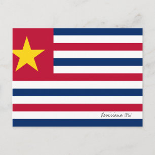 Louisiana Flag 1861 Postcard
