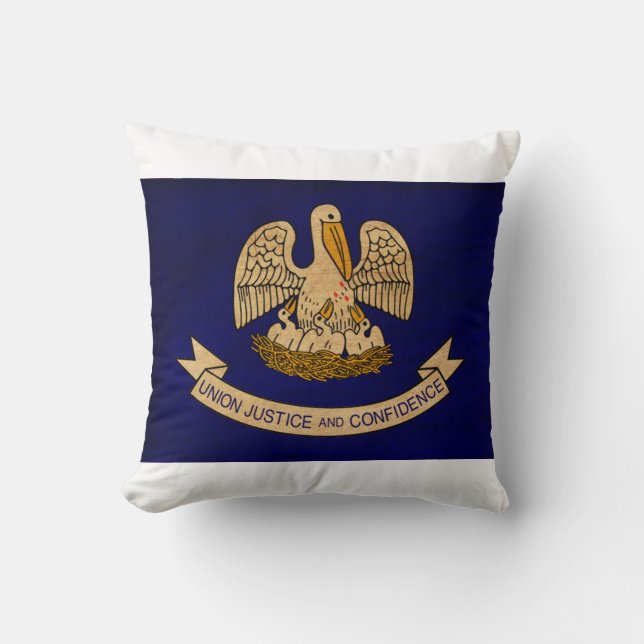 Louisiana Flag Cushion (Front)
