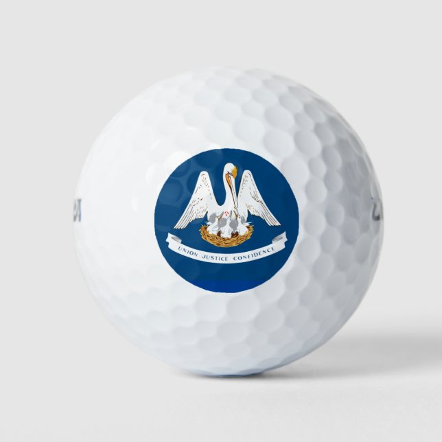 LOUISIANA FLAG GOLF BALLS (Front)