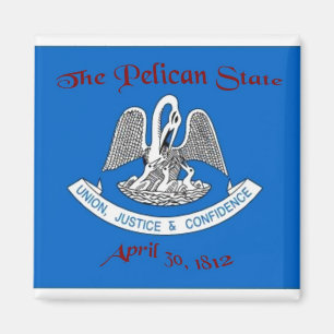 Louisiana Flag Magnet