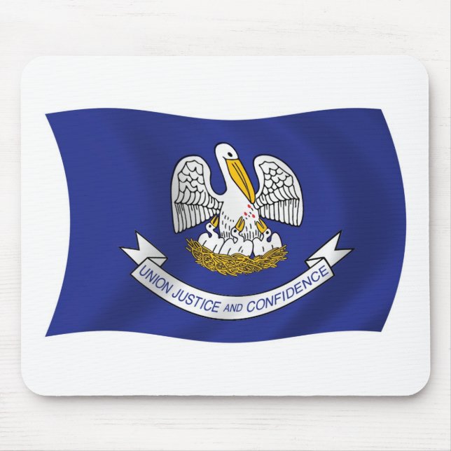 Louisiana Flag Mousepad (Front)