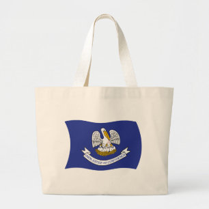 Louisiana Flag Tote Bag