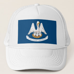 LOUISIANA FLAG TRUCKER HAT