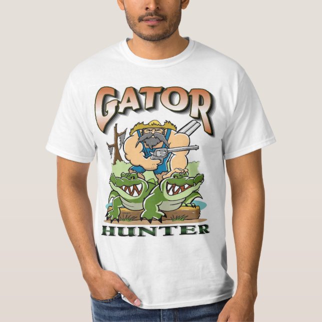 Louisiana Gator Hunter t-shirt design. (Front)