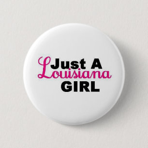 Louisiana Girl 2 6 Cm Round Badge