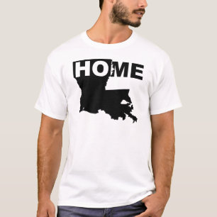 Louisiana Home Away From State T-Shirt Tees