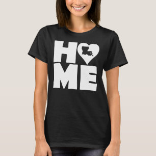 Louisiana Home Heart State Tees T-Shirt