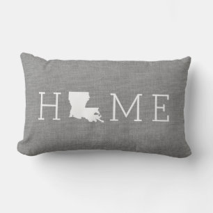 Louisiana Home State Throw Pillow