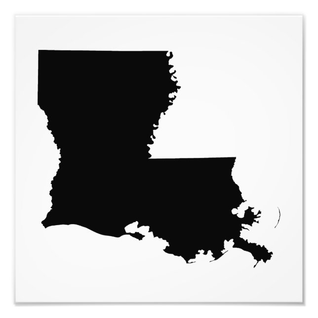 Louisiana in Black and White Photo Print (Front)