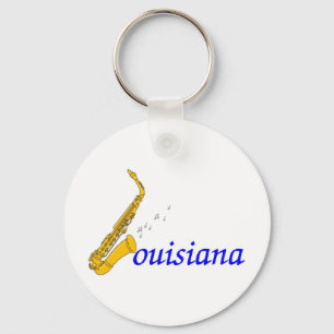 louisiana jazz key ring