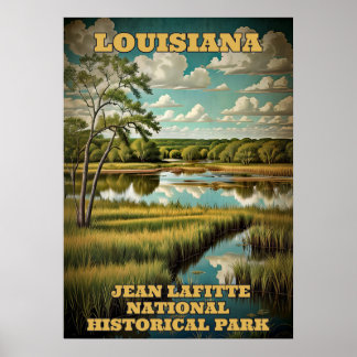 Louisiana Jean Lafitte national historical park 3 Poster