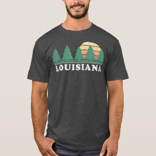 Louisiana LA Vintage Retro 70s Design T-Shirt