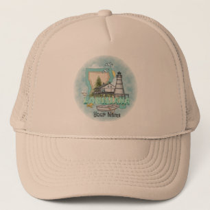 Louisiana Lighthouse Trucker Hat