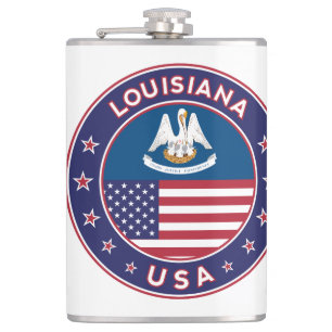 Louisiana, Louisiana phone case, sticker, bag Hip Flask