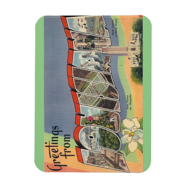 Louisiana Magnet (Vertical)