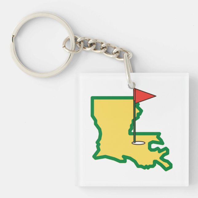 Louisiana Masters Key Ring (Front)