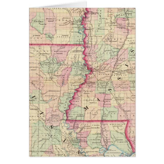 Louisiana, Mississippi (Front)