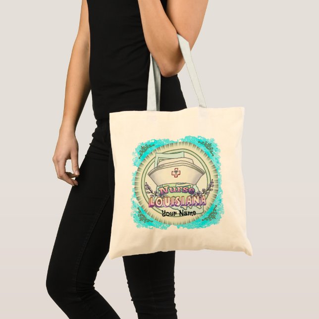 Louisiana Nurse Tote Bag (Front (Product))