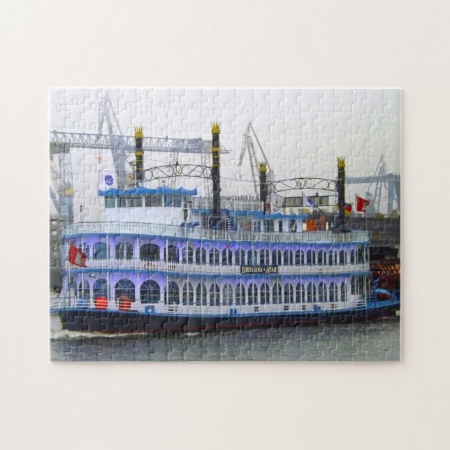 Louisiana Paddle Boat. Jigsaw Puzzle (Horizontal)