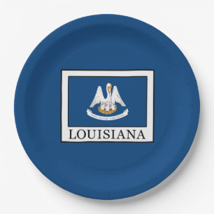 Louisiana Paper Plate