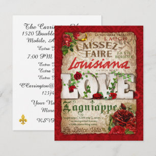 Louisiana Party Invitation