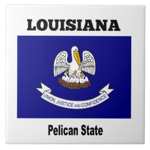 Louisiana, Pelican State, Ceramic Tile