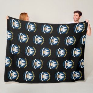 LOUISIANA PELICAN STATE FLAG FLEECE BLANKET