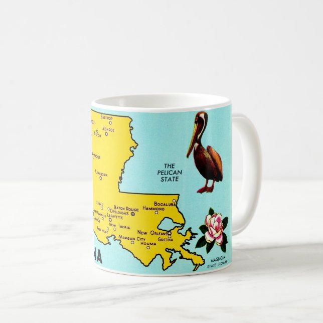  Louisiana - Pelican State  Mug (Front Right)