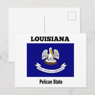 Louisiana, Pelican State, Postcard