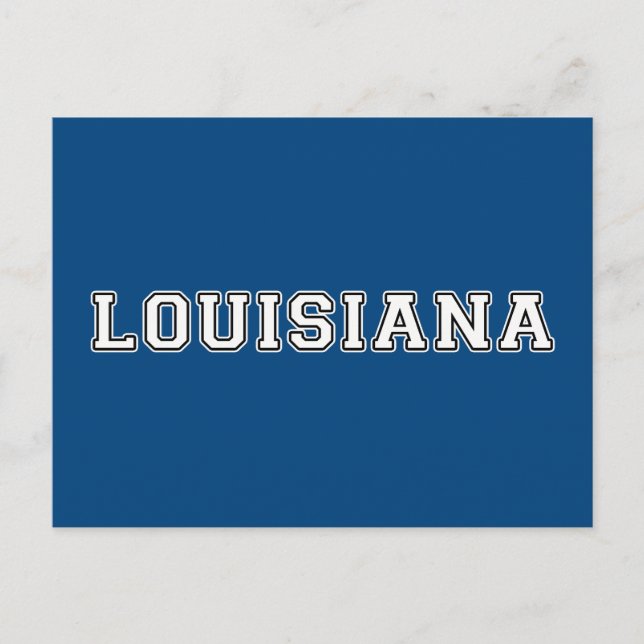 Louisiana Postcard (Front)