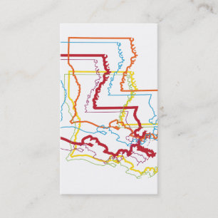 louisiana pride blur business card