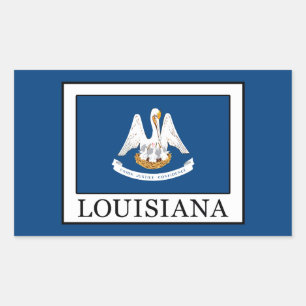 Louisiana Rectangular Sticker