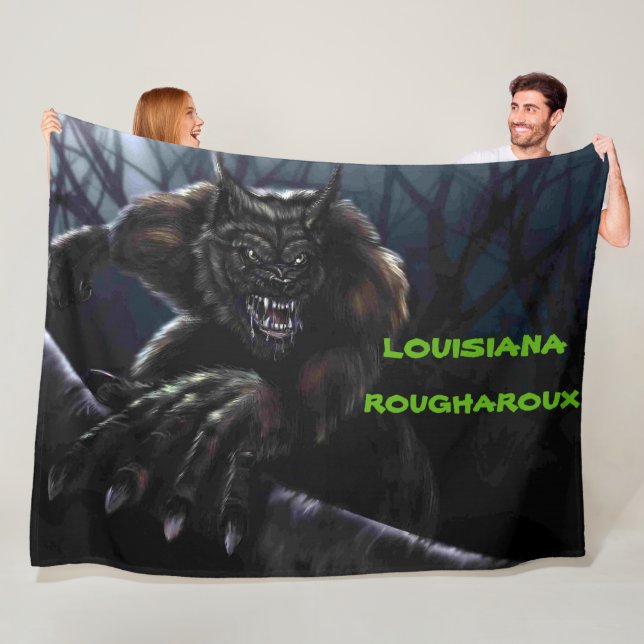 LOUISIANA ROUGAROUX FLEECE BLANKET (In Situ)