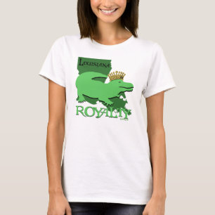 Louisiana Royalty (green gator) T-Shirt