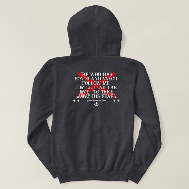 Louisiana’s Fixed Infantry Regiment (HONOR) Hoodie (Design Back)
