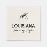 Louisiana Saturday Night Customisable Napkin