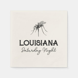 Louisiana Saturday Night Customisable Napkin