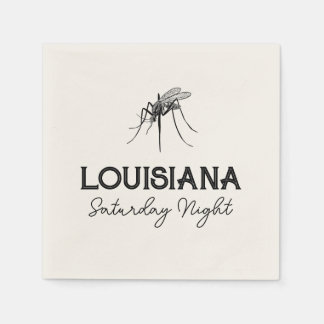 Louisiana Saturday Night Customisable Napkin