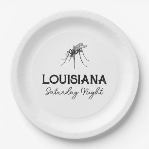 Louisiana Saturday Night Customisable Paper Plates