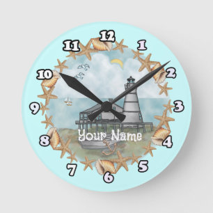 Louisiana Shells Lighthouse clock