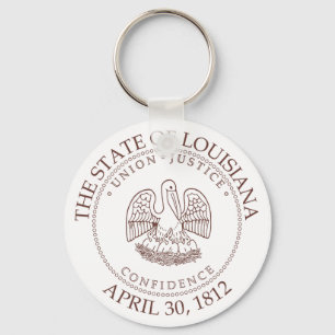 Louisiana sign key ring