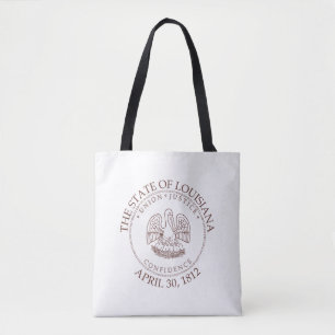 Louisiana sign tote bag