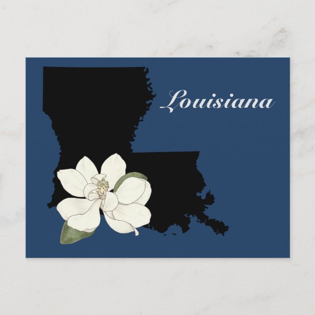 Louisiana Silhouette Postcard (Front)