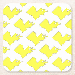 Louisiana Square Paper Coaster