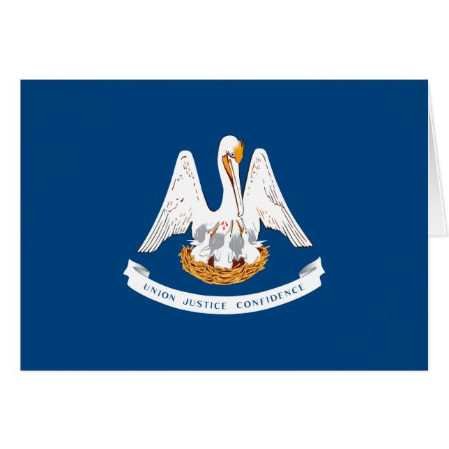 Louisiana State Flag Design (Front Horizontal)