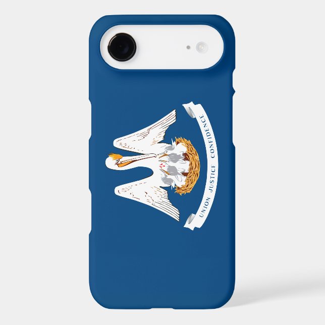 Louisiana State Flag Design Case-Mate iPhone Case (Back)