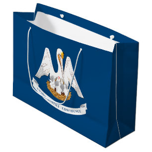 Louisiana State Flag Large Gift Bag