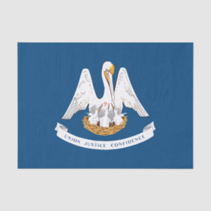 Louisiana State Flag Tissue Paper