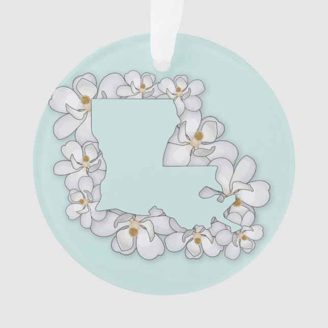 Louisiana State Flower Ornament (Front)