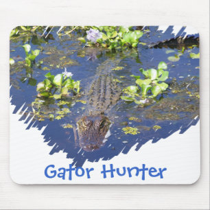 Louisiana Swamp Gator Hunter Mousepad
